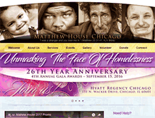 Tablet Screenshot of matthewhousechicago.org